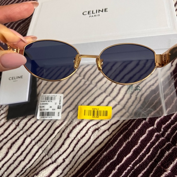 Celine Triomphe metal 01 sunglasses - Picture 5 of 7
